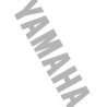 sticker woord [yamaha] onderspoiler chroom 2-delig aerox
