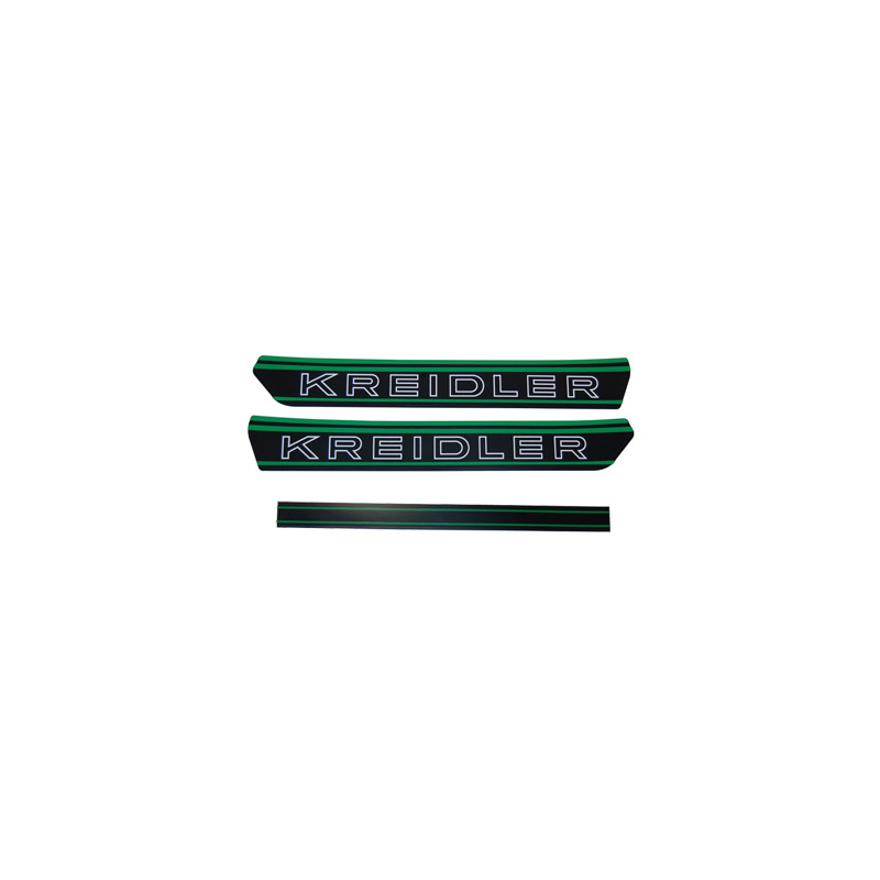 sticker set fuel tank black/green kreidler