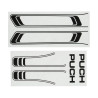 stickerset frame origineel model zwart puch maxi