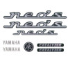 sticker set black 7-parts neo