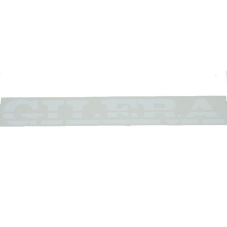 sticker woord [gilera] 23cm wit citta, gilera, runner 50/125/180/200, stalker 081941