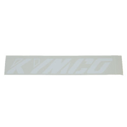 sticker word [kymco] broad white kymco, sco kymco 2t, sco kymco 4t op op
