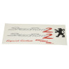 sticker set silver/red 5-parts speedfight 2