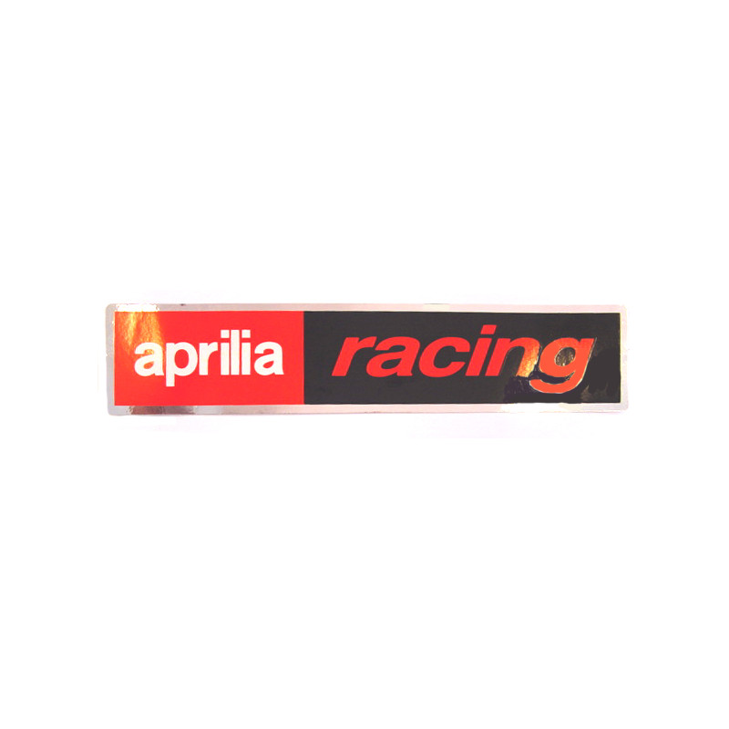 sticker falko woord [apr racing] Aprilia 46x220mm rood/zwart 980675