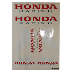 sticker set Falko universal racing red/black 6-parts camino, mb, moped honda, mt, honda 982041