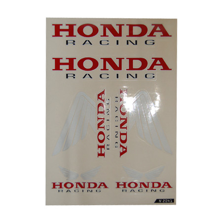 sticker set Falko universal racing red/black 6-parts camino, mb, moped honda, mt, honda 982041