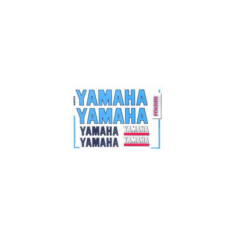 sticker set Falko word [yamaha] blue 6-parts 982020
