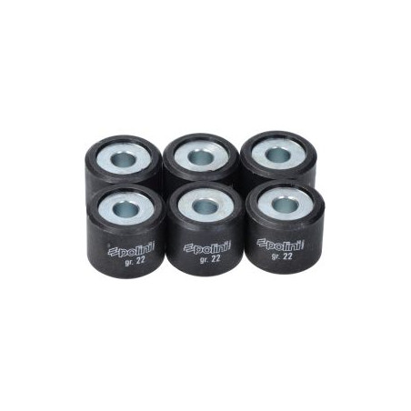 variator roller set Polini 22.0gr 20x17mm gts 300, mp3-300cc, Runner 180cc, Runner 200cc 242.358
