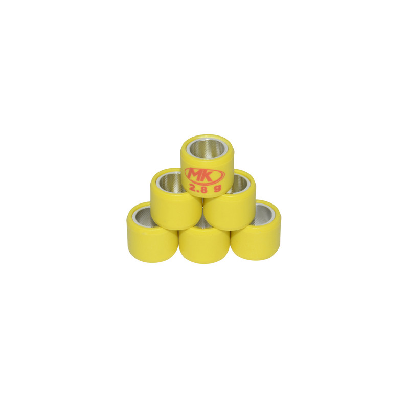 variator roller set Metrakit 2.8gr 16x13mm sco gy6, sco piaggio ot