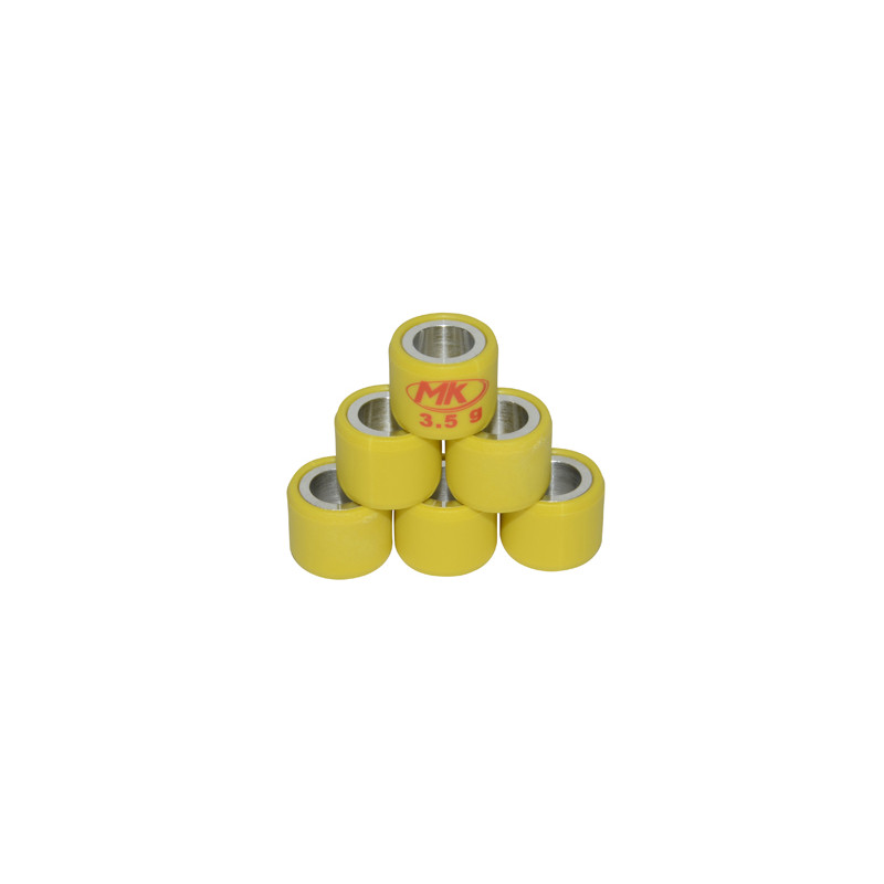 variator roller set Metrakit 3.5gr 16x13mm sco gy6, sco piaggio ot 945v1108