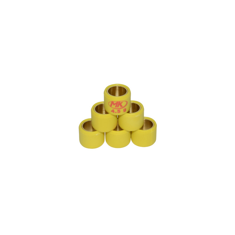 variator roller set Metrakit 4.5gr 16x13mm sco gy6, sco piaggio ot 945v1103