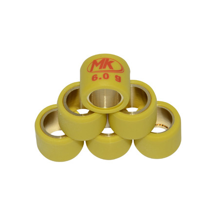 variator roller set Metrakit 6.0gr 16x13mm sco gy6, sco piaggio ot 945v1114