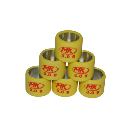 variator roller set Metrakit 3.0gr 19x15.5mm sco piaggio nt