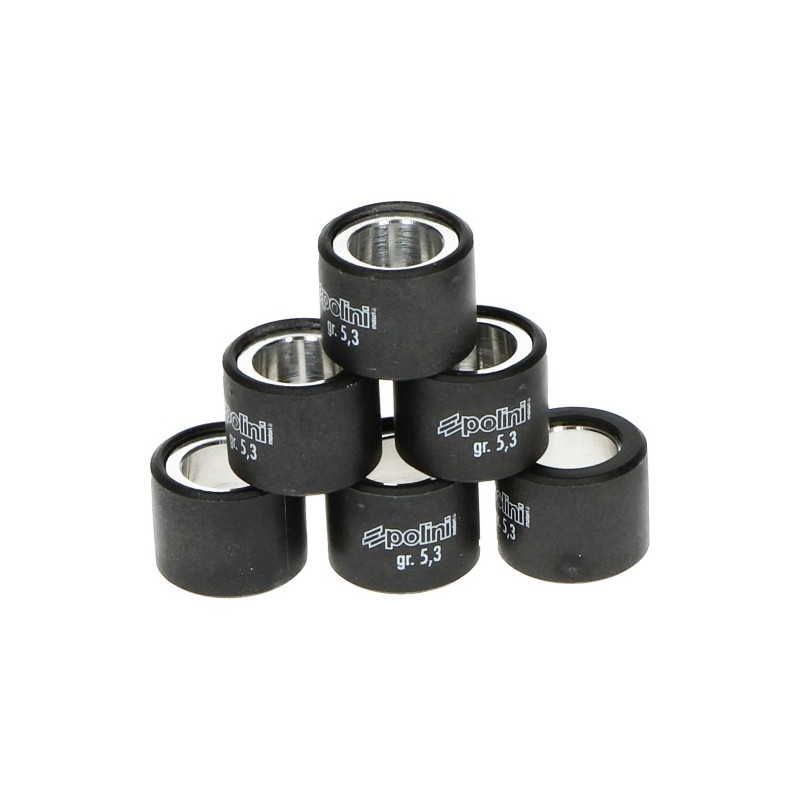 variator roller set Polini 5.3gr 19x15.5mm sco piaggio nt 242.088