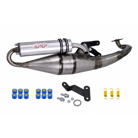 exhaust Leovince hand made tt aluminum minarelli hor 4039