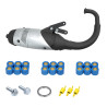 exhaust Leovince touring minarelli vert 5516