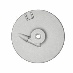 wielplaat schijfrem model zundapp rechts zilver ks80, ks50