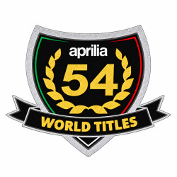 Aprilia sticker Aprilia original [world title 54] 2h000874