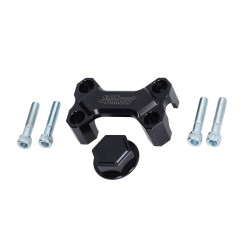 handlebar clamp set Fast Arrow Pro complete cnc milled o.a. fork original model, ebr hydraulic m7 black maxi, puch