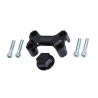 handlebar clamp set Fast Arrow Pro complete cnc milled o.a. fork original model, ebr hydraulic m7 black maxi, puch