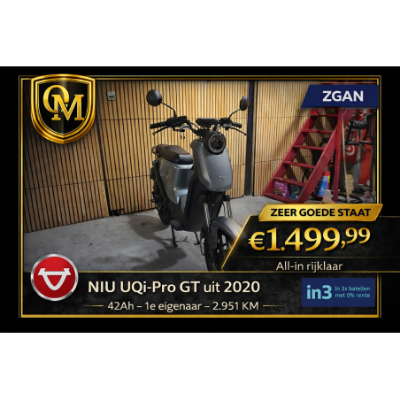 NIU UQI-Pro GT 42Ah 2020 | 2.951 km | €1.499,99.