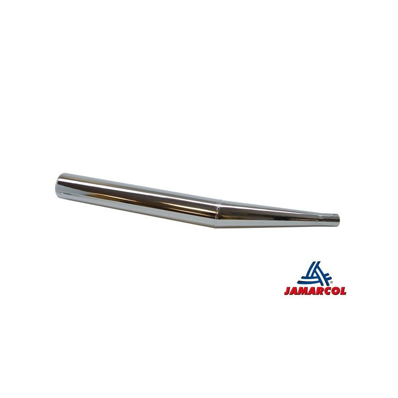 exhaust Jamarcol + bend (made in EU) zundapp 60mm/26mm chrome zundapp