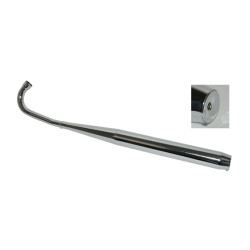 exhaust Jamarcol whisper double bent 36/32mm chrome zundapp