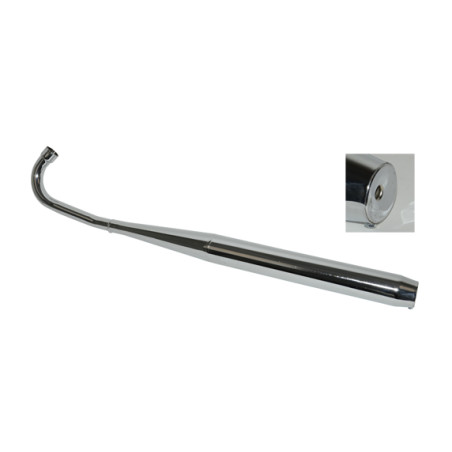uitlaat jamarcol fluister dubbele knik 36/32mm chroom zundapp