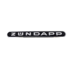 emblem word [zundapp] oblong alu/black 517