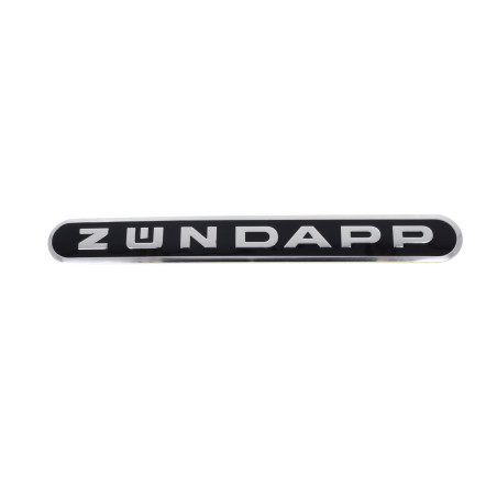 emblem word [zundapp] oblong alu/black 517