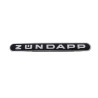 emblem word [zundapp] oblong alu/black 517