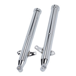 buitenpootset voorvork + bus set chroom zundapp 517 517-12.608/609