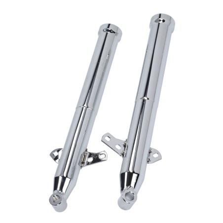 fork outer tube set front fork + bush set chrome zundapp 517 517-12.608/609