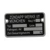 plate framenumber 19...... zundapp