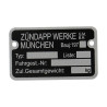plate framenumber 197..... zundapp