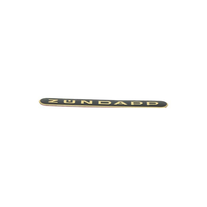 emblem word [zundapp] oblong black/gold 517