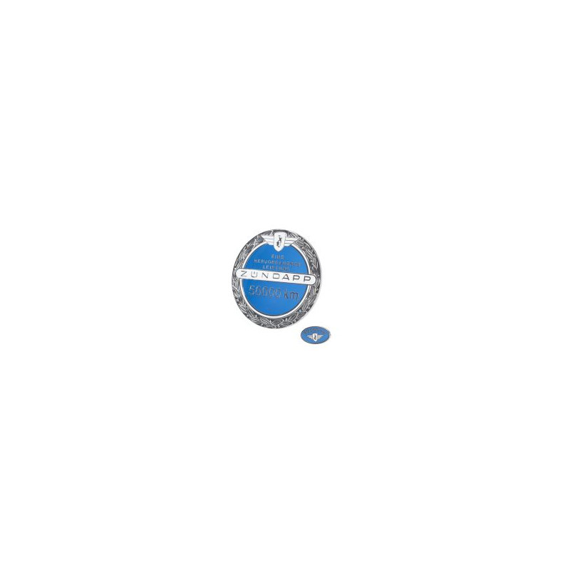 emblem fuel tank anniversary 50.000km Jubileum blue zundapp