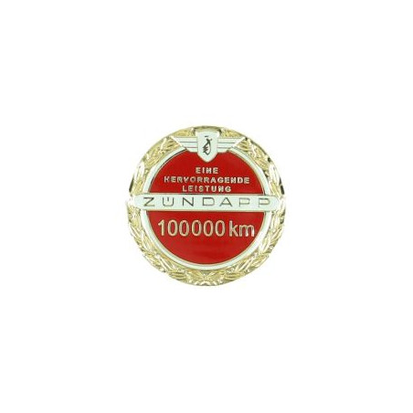 emblem fuel tank anniversary 100.000 km Anniversary incl. pin red zundapp