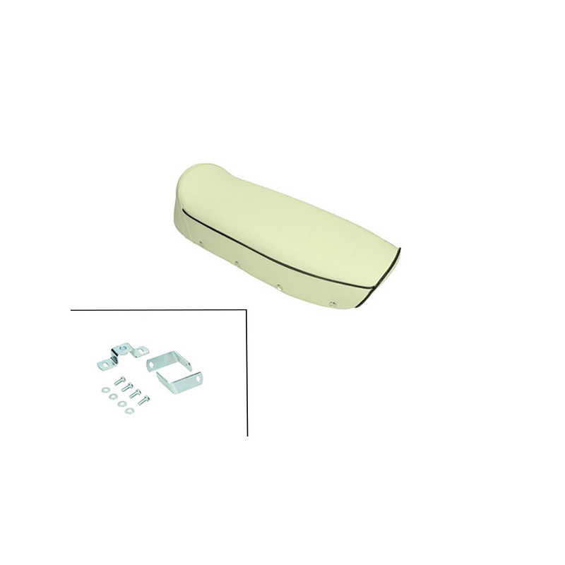 buddyseat (made in EU) model Denfeld creme met zwarte bies zundapp