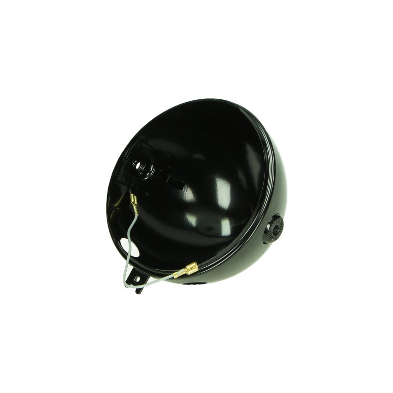 koplamphuis (made in EU) 517-16.742 13cm zwart ks50 cross, ks50 lc, zundapp, gs125