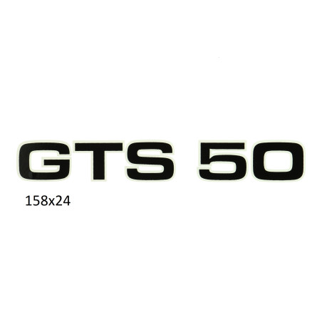 sticker zwart/wit gts 50, zundapp