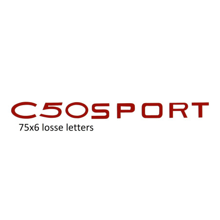 sticker fuel tank c50 sport red zundapp