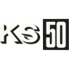 sticker side cover 1976-1977 white/black Zundapp KS50