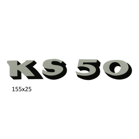 sticker zijscherm grijs/zwart zund mod. 529