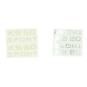 sticker gold ks50 sport, zundapp