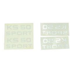 sticker zilver ks50 sport, zundapp
