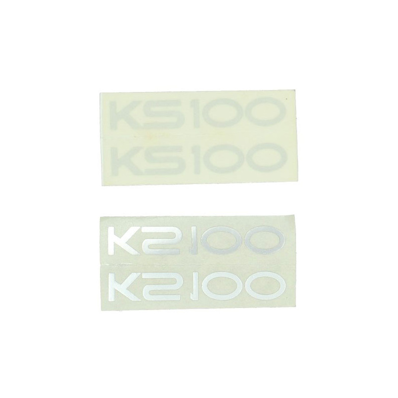 sticker woord [zundapp] zilver ks100, zundapp