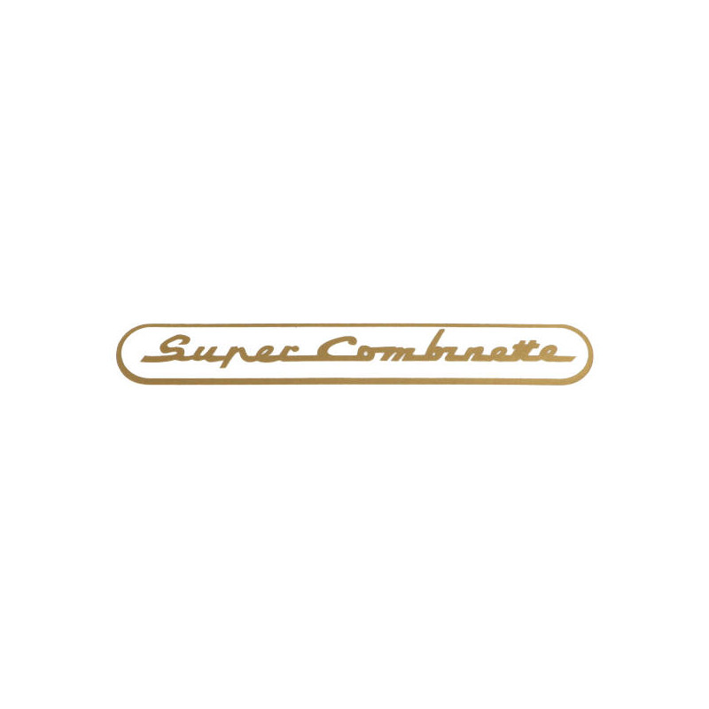 sticker goud super combinette, zundapp