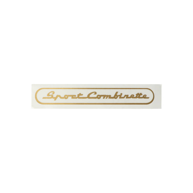 sticker goud sport combinette, zundapp