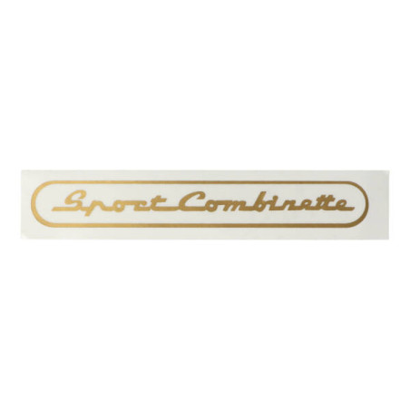 sticker goud sport combinette, zundapp